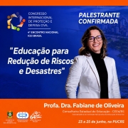  CEEd/RS NO CONGRESSO INTERNACIONAL DE DEFESA CIVIL